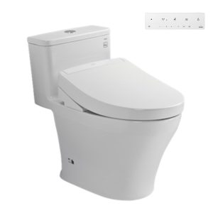 Bồn cầu TOTO MS857CDW25 1 khối nắp điện tử Washlet S5 TCF34461GAA giấu dây