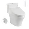 Bồn cầu 1 khối TOTO MS857DW14 nắp điện tử Washlet C5 TCF24410AAA