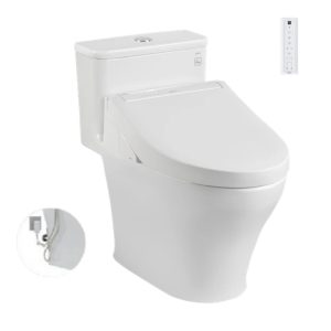 Bồn cầu 1 khối TOTO MS857DW14 nắp điện tử Washlet C5 TCF24410AAA