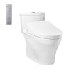 Bồn cầu TOTO MS885CDW12 1 khối nắp điện tử Washlet S7 TCF4911EZ giấu dây