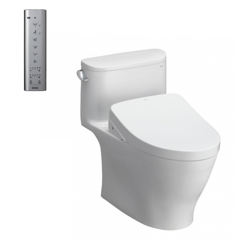 Bồn cầu TOTO MS887CRW12 1 khối nắp điện tử Washlet S7 TCF4911EZ giấu dây 1 Bồn cầu nắp rửa điện tử TOTO 1 khối MS887CRW12