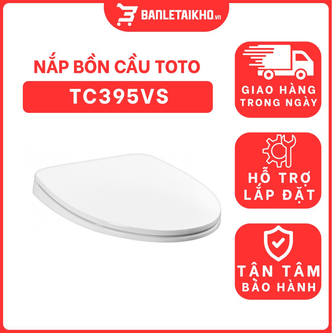 Nắp bồn cầu đóng êm TOTO TC395VS (T10) 1 nap-bon-cau-toto-TC395VS-cua-toto-banletaikho-1