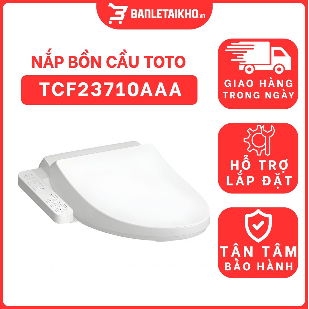 Nắp bồn cầu thông minh TOTO TCF23710AAA (W18) Washlet C2 cơ bản 2 nap-bon-cau-toto-TCF23710AAA-cua-toto-banletaikho-1