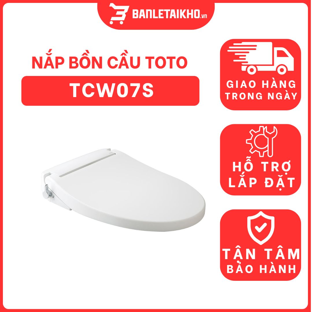 Nắp bồn cầu rửa cơ Eco washer TOTO TCW07S (E2) 2 nap-bon-cau-toto-TCW07S-cua-toto-banletaikho-1
