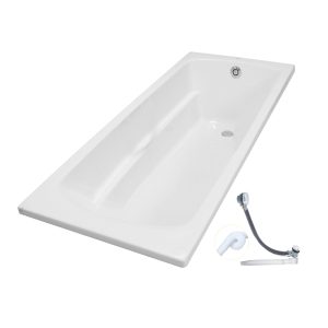 Bồn tắm TOTO PAY1730V#W TVBF411 nhựa 1m7 gồm bộ xả thải