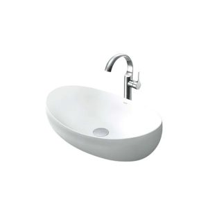 Chậu lavabo đặt bàn Galalato TOTO PJS01WE#GW (PJS01WEGW) trắng bóng