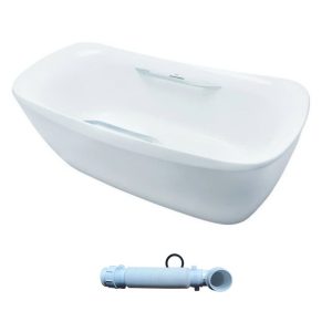 Bồn tắm đặt sàn TOTO PJY1734HPWEN#GW TVBF412 GALALATO 1m7 tay vịn gồm ống thải