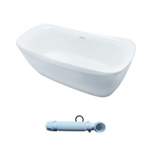 Bồn tắm đặt sàn TOTO PJY1734PWEN#GW TVBF412 GALALATO 1m7 gồm ống thải