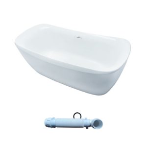 Bồn tắm đặt sàn TOTO PJY1734PWEN#MW TVBF412 GALALATO 1m7 gồm ống thải