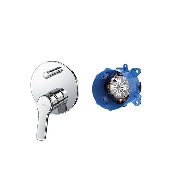 Van gật gù điều chỉnh nóng lạnh kèm nút chuyển hướng và phụ kiện âm tường TOTO TBG03304BA TBN01001B 1 Van gật gù điều chỉnh nóng lạnh kèm nút chuyển hướng và phụ kiện âm tường TOTO TBG03304BA TBN01001B