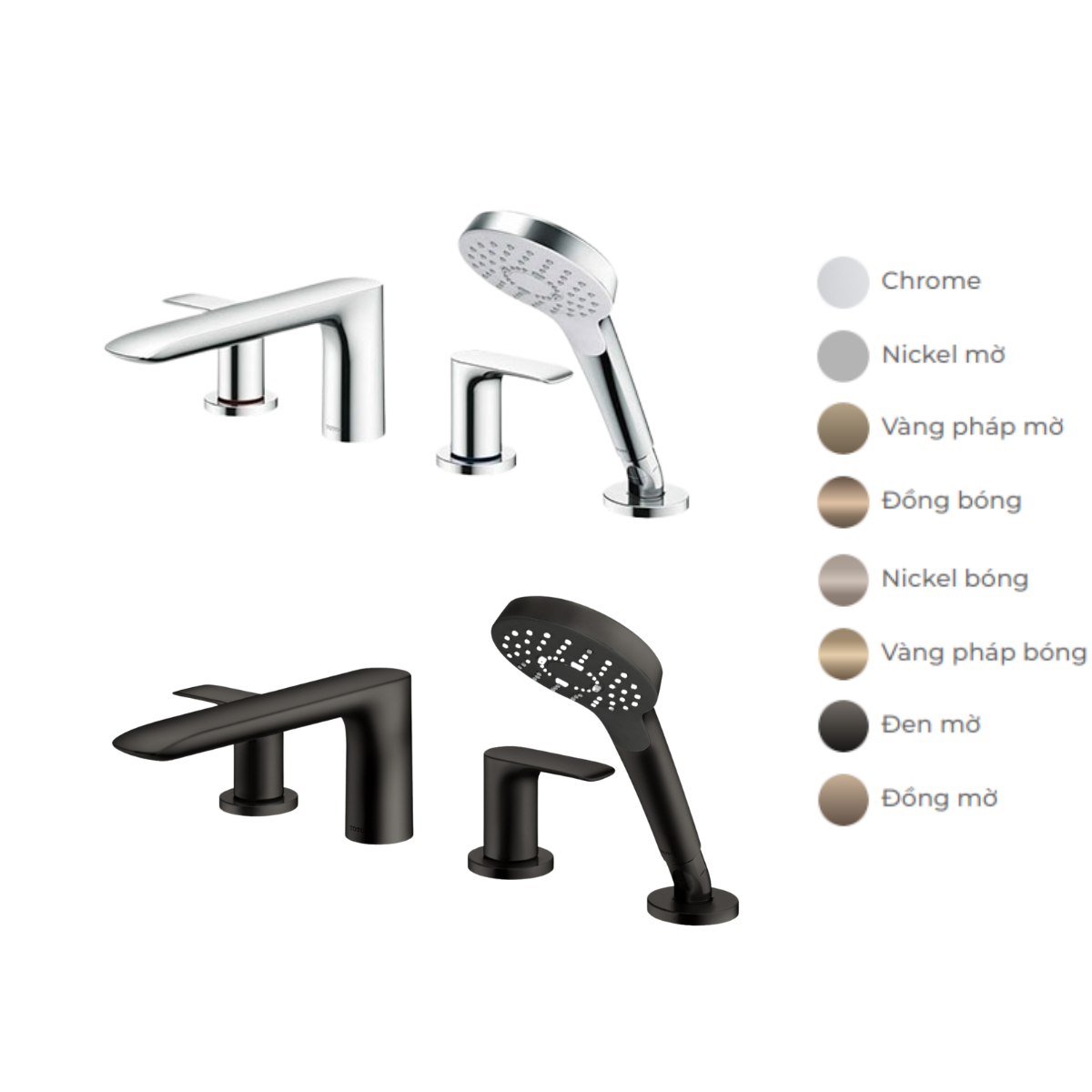 Vòi xả bồn tắm nóng lạnh TOTO TBG04202BB (TBG04202B) 1 Vòi xả bồn tắm nóng lạnh TOTO TBG04202BB (TBG04202B)