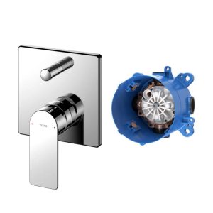 Van gật gù điều chỉnh nóng lạnh kèm nút chuyển hướng và phụ kiện âm tường TOTO TBG13304A TBN01001B