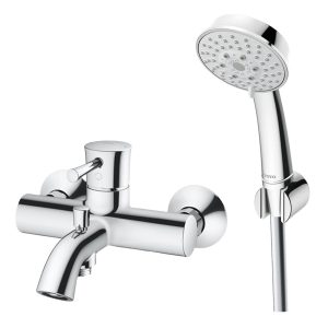 Bộ sen tắm nóng lạnh TOTO TBS02302V TBW03002B (5 chế độ)