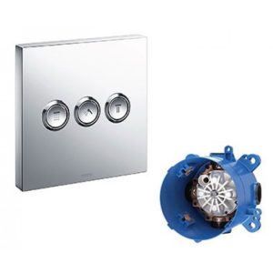 Van chuyển hướng 3 đường nước nút nhấn TOTO TBV02105B kèm phụ kiện âm tường TBN01001B