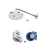 Set sen tắm âm tường 1 đường nước nhiệt độ TOTO TBW01004A TBV01407B TBN01001B