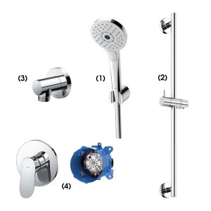 Set sen tắm âm tường 1 đường nước nóng lạnh TOTO TBW01010A TBW01016B TBW01014B TBG01303BA TBN01001B