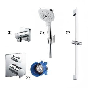 Set sen tắm âm tường 1 đường nước nhiệt độ TOTO TBW02006A TBW07019A TBW02013B TBV02403B TBN01001B