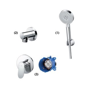 Set sen tắm âm tường 1 đường nước nóng lạnh TOTO TBW07009A TBW01014B TBG01303BA TBN01001B