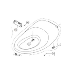 Bệ ngồi TOTO TCM11783#NW1 (CS903KVT)