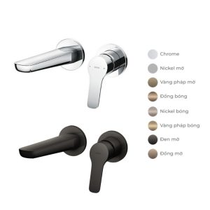 Vòi lavabo nóng lạnh gắn tường GS TOTO TLG03307BB (TLG03307B)