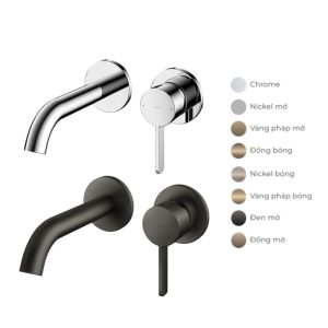 Vòi lavabo nóng lạnh gắn tường GF TOTO TLG11307BA (TLG11307B)