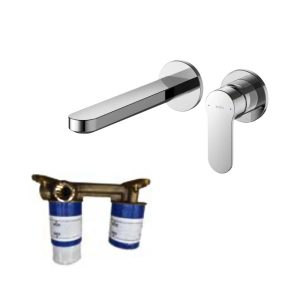 Vòi lavabo nóng lạnh gắn tường LH TOTO TLS06308A kèm van âm TLS01309B1