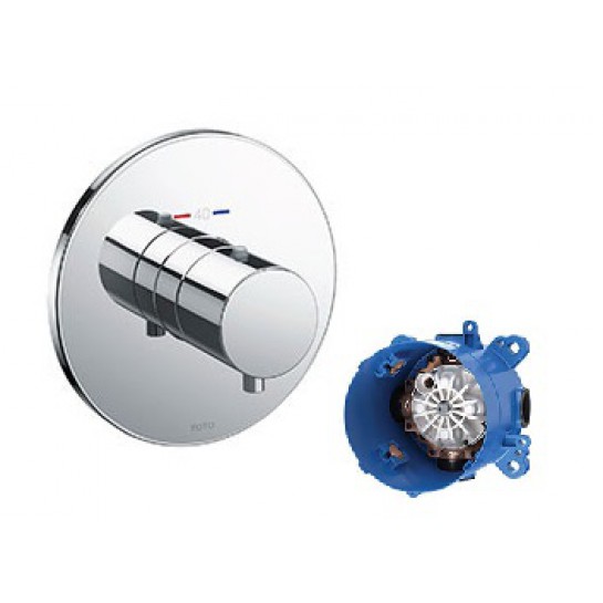 Van điều chỉnh nhiệt độ TOTO TBV01406B kèm phụ kiện âm tường TBN01001B 1 Van điều chỉnh nhiệt độ TOTO TBV01406B kèm phụ kiện âm tường TBN01001B