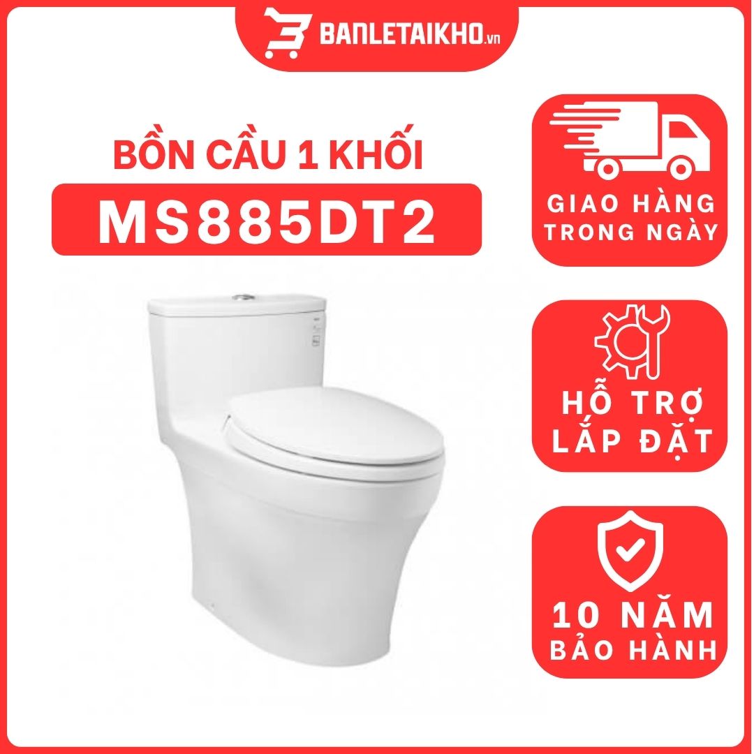 Bồn cầu 1 khối TOTO MS885DT2 nắp đóng êm TC393VS 1 bon-cau-toto-1-khoi-MS885DT2-banletaikho-12