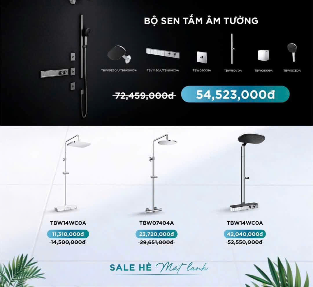 Sale Hè Mát Lạnh TOTO 2026 — Ưu Đãi Đến 30% Toàn Bộ Sản Phẩm 5 sale-he-mat-lanh-2026-toto-banletaikho-5